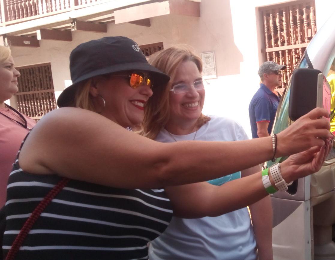 Carmen Yulín selfie